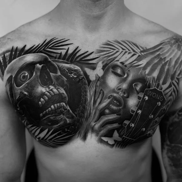 Good vs Evil tattoo 32