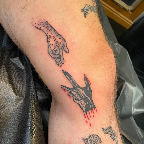 Good vs Evil tattoo 34