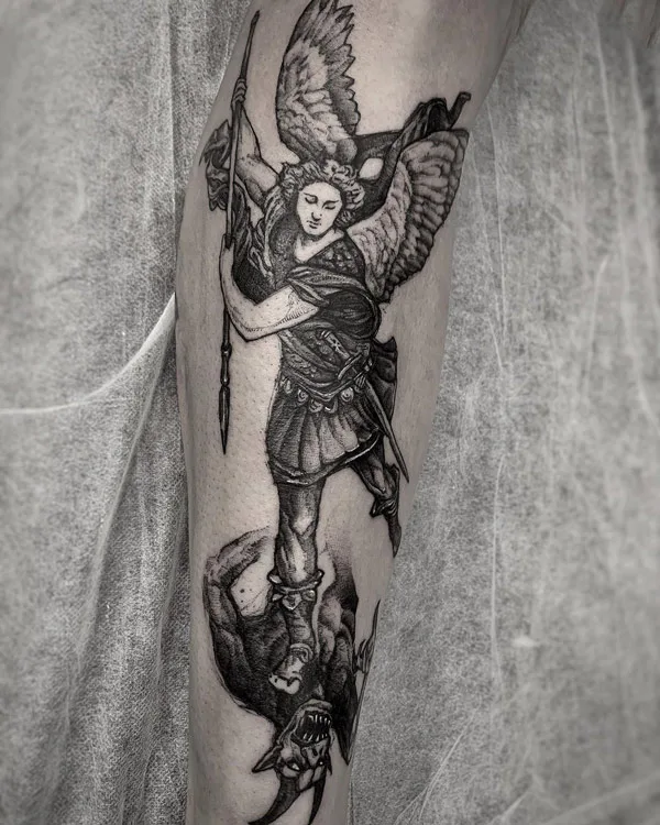 Good vs Evil tattoo 36