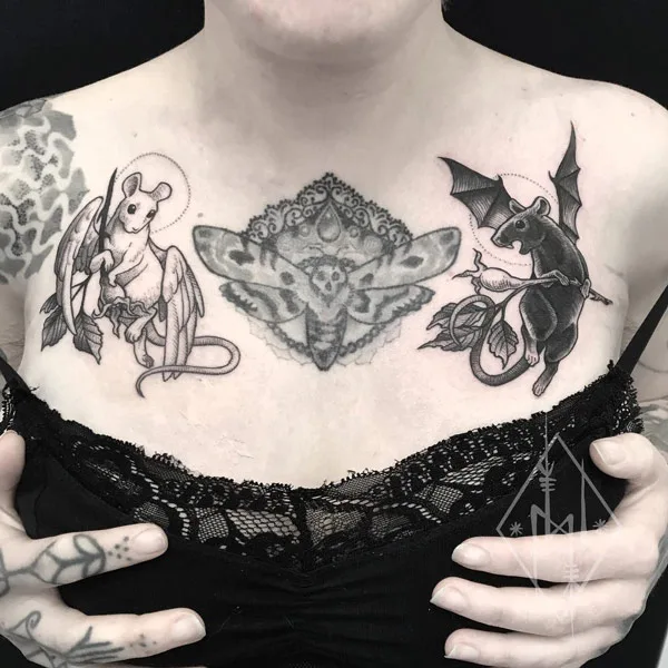 Good vs Evil tattoo 43