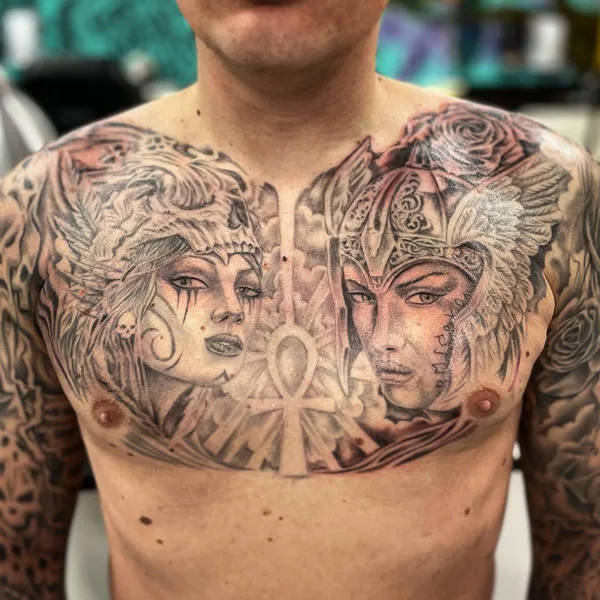 Good vs Evil tattoo 46