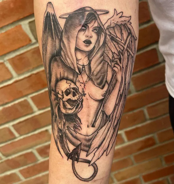 Good vs Evil tattoo 9
