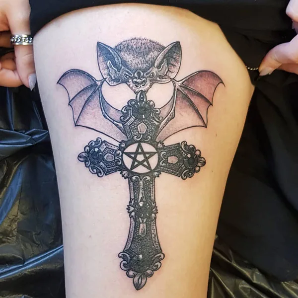 Gothic Cross Tattoo 1