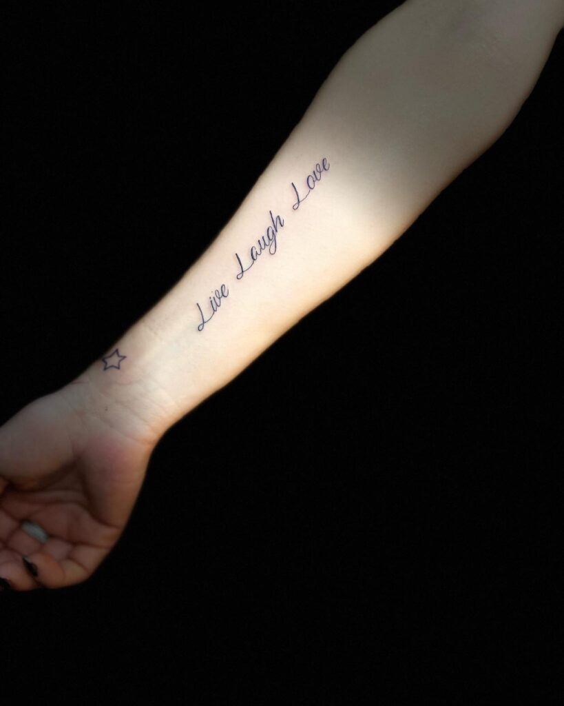 Graceful Affection Forearm Tattoo
