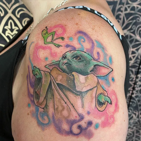 Grogu Tattoo 2
