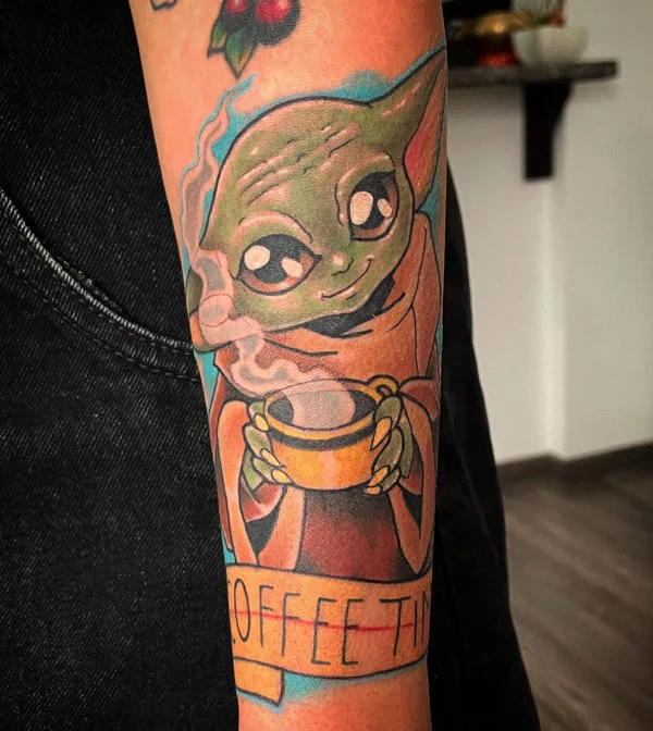 Grogu Tattoo 3