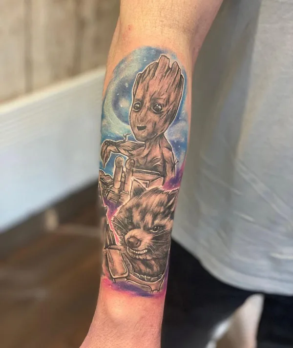 Guardians Of The Galaxy Tattoo 3