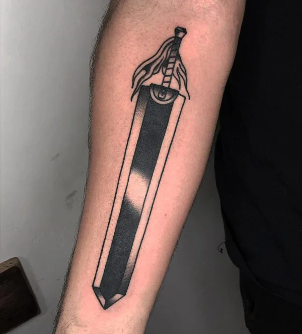 Guts’ Sword Tattoo 1