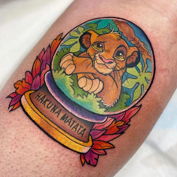 Hakuna matata tattoo 1