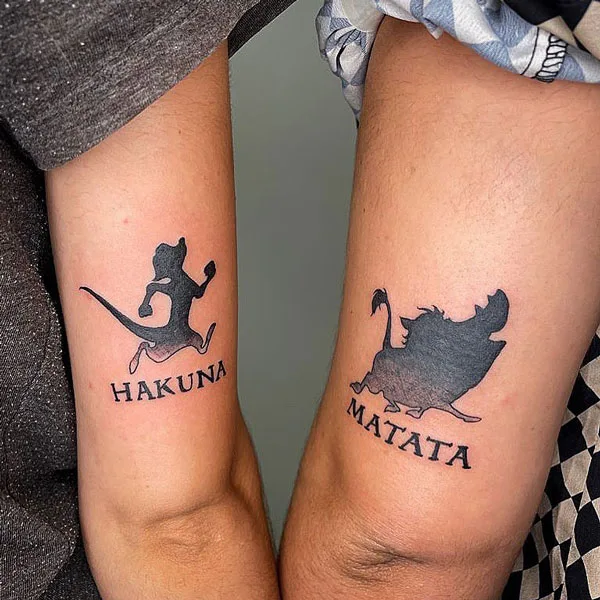 Hakuna matata tattoo 11