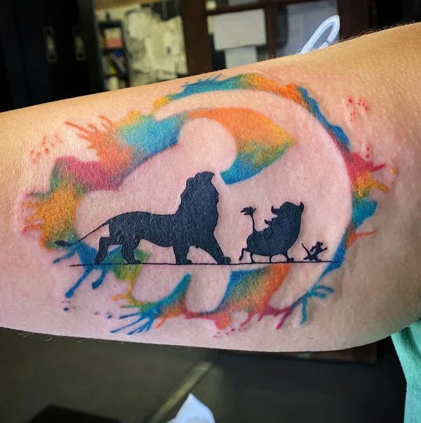 Hakuna matata tattoo 15