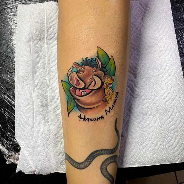 Hakuna matata tattoo 22