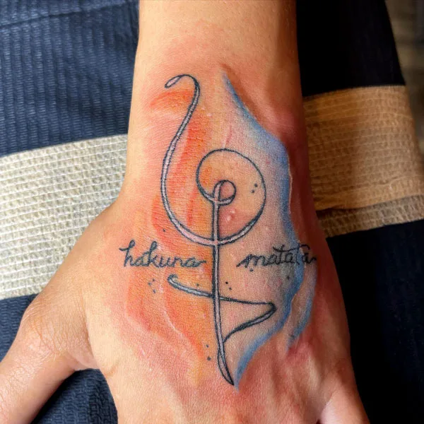 Hakuna matata tattoo 25
