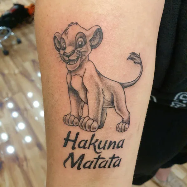 Hakuna matata tattoo 26