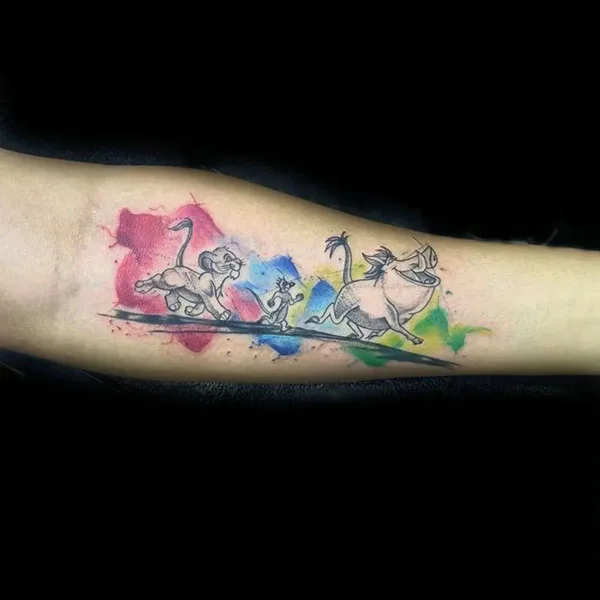 Hakuna matata tattoo 29