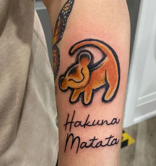Hakuna matata tattoo 30