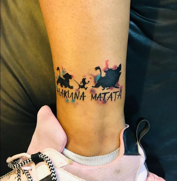 Hakuna matata tattoo 38