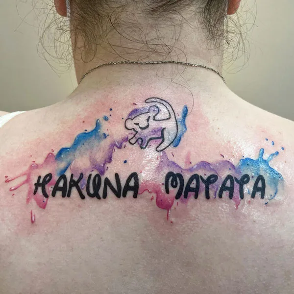 Hakuna matata tattoo 39
