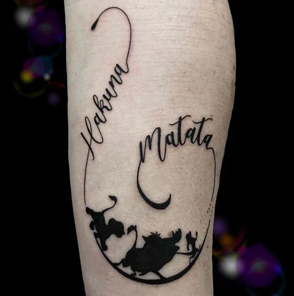 Hakuna matata tattoo 46
