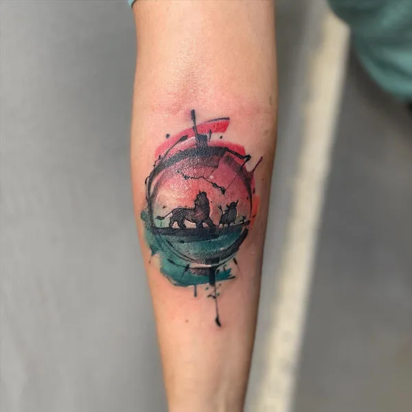 Hakuna matata tattoo 5