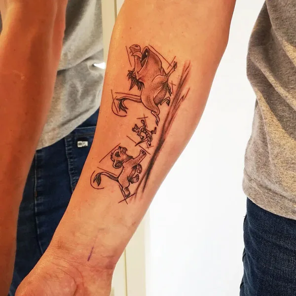 Hakuna matata tattoo 55