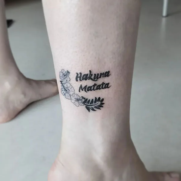 Hakuna matata tattoo 61