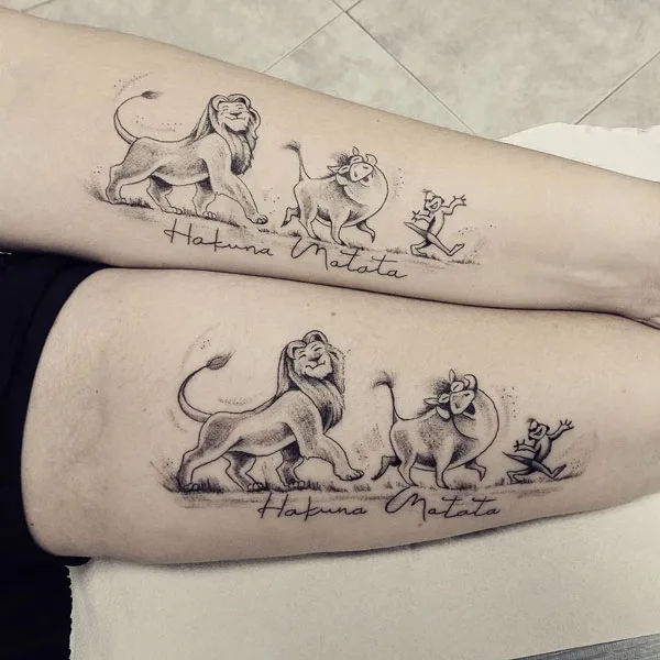 Hakuna matata tattoo 63