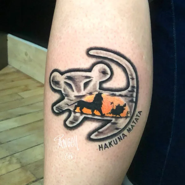 Hakuna matata tattoo 68