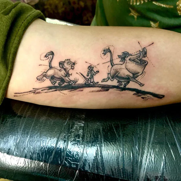 Hakuna matata tattoo 71