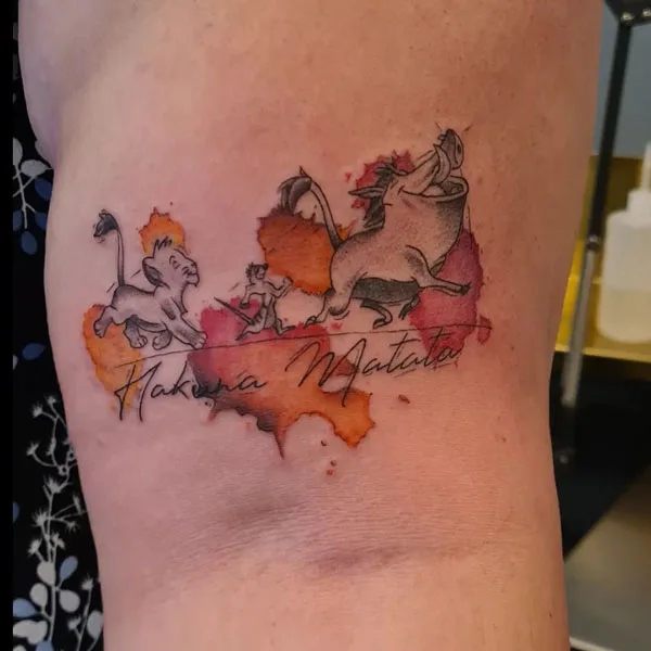Hakuna matata tattoo 72