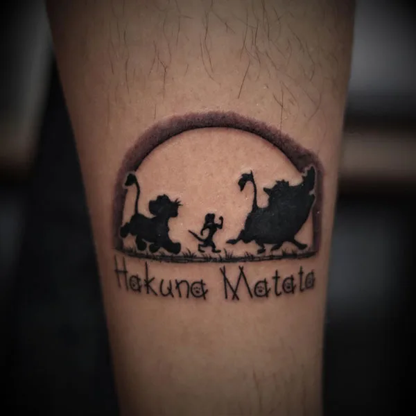 Hakuna matata tattoo 73