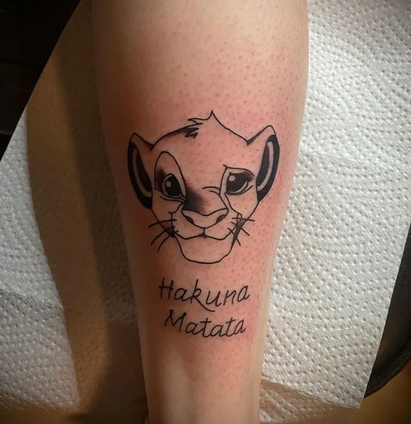 Hakuna matata tattoo 78
