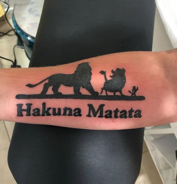 Hakuna matata tattoo 79