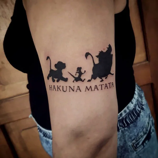 Hakuna matata tattoo 80