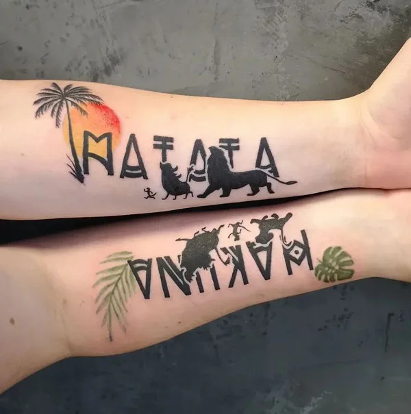 Hakuna matata tattoo 83