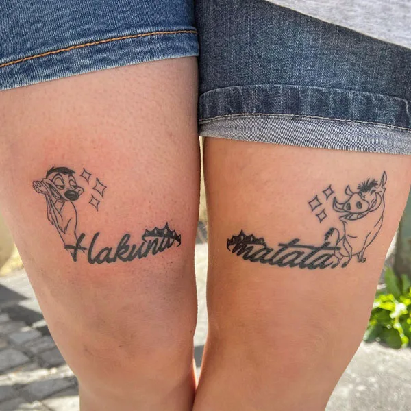Hakuna matata tattoo 89
