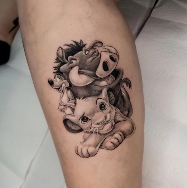 Hakuna matata tattoo 91