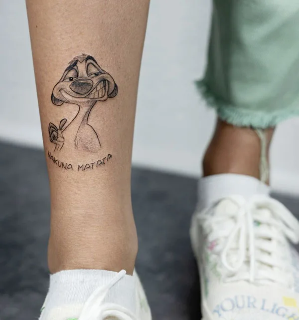 Hakuna matata tattoo 98