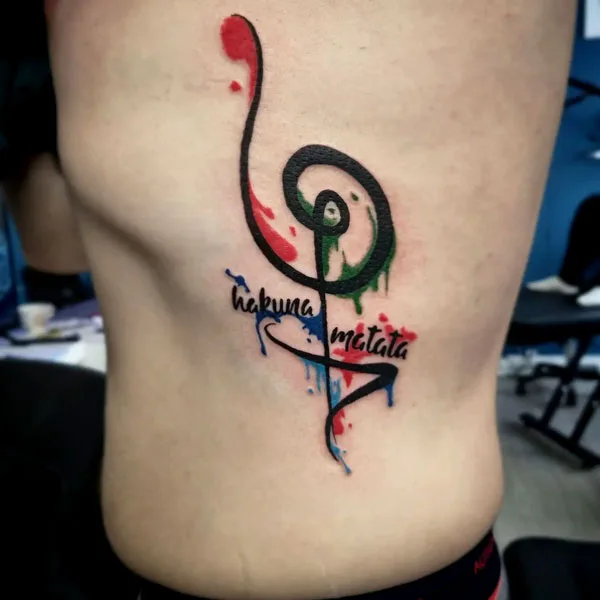 Hakuna matata tattoo symbol