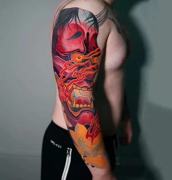 Hannya Mask Tattoo Meaning