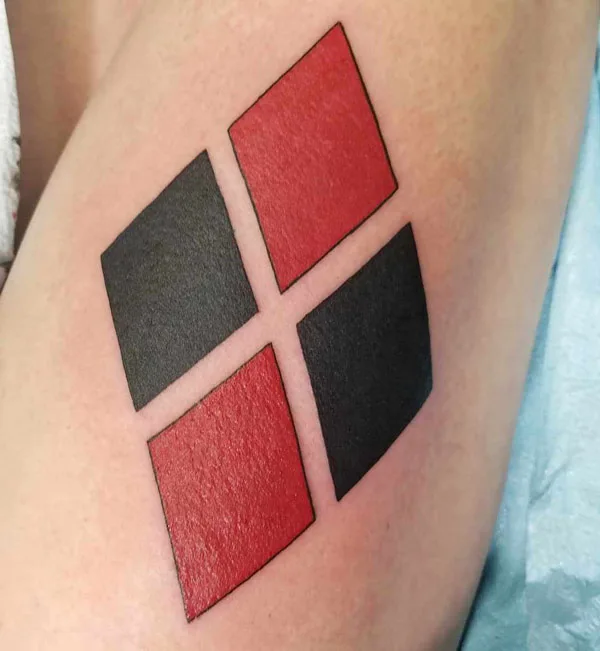 Harley Quinn Diamond Tattoo 2