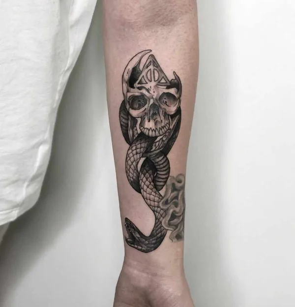 Harry Potter Death Eater Tattoo 2
