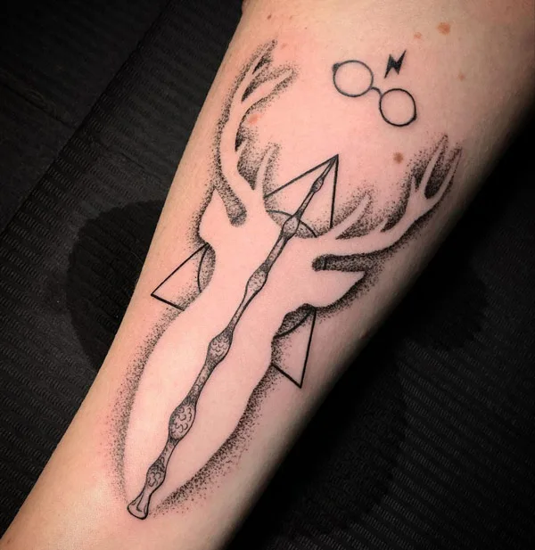 Harry potter lightning bolt tattoo 2