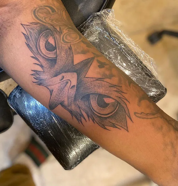 Hawk Eye Tattoo 2