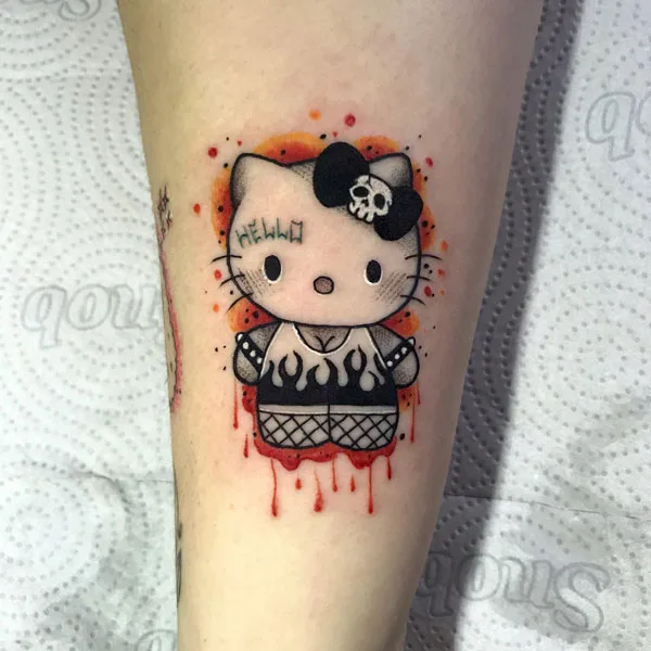 Hello Kitty tattoo 112