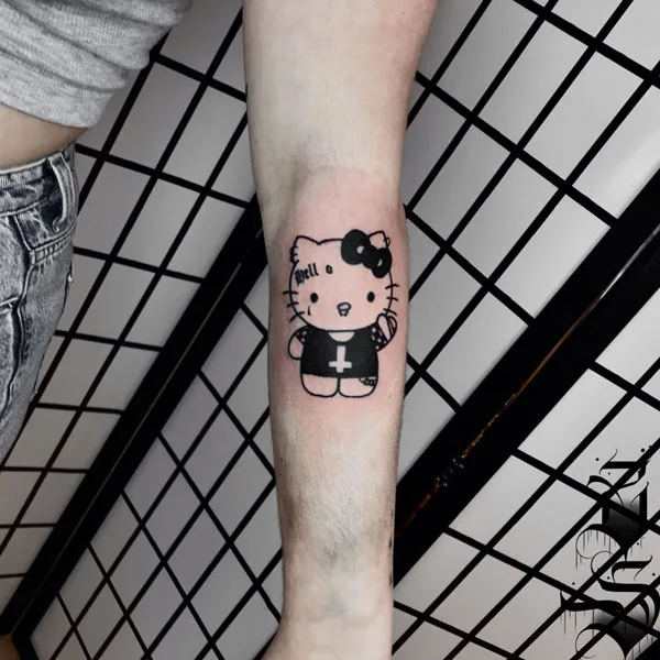 Hello Kitty tattoo 6
