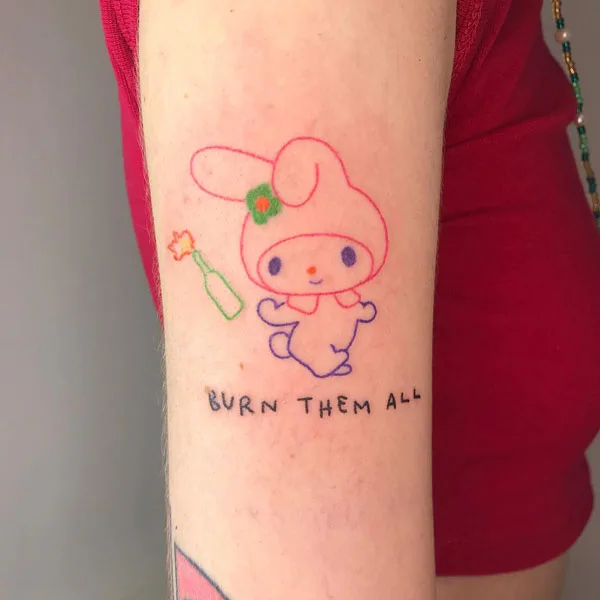Hello Kitty tattoo 74