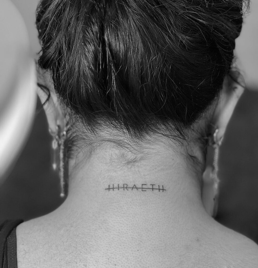 HIRAETH Tattoo Nostalgic Fine-Line and Deeply Reflective