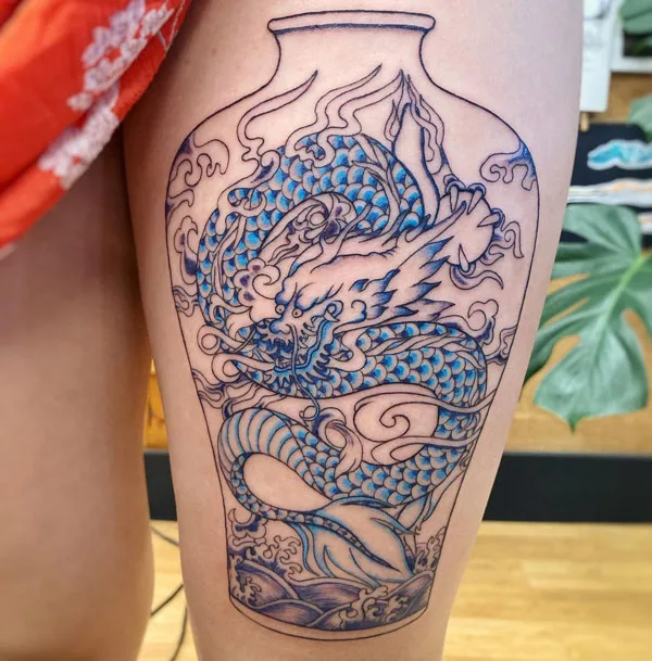 History of Chinese dragon tattoo