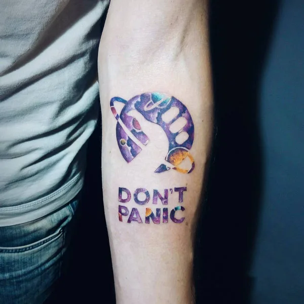 Hitchhiker’s Guide To The Galaxy Tattoo 3